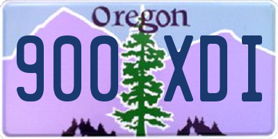 OR license plate 900XDI