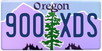 OR license plate 900XDS