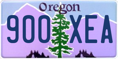 OR license plate 900XEA