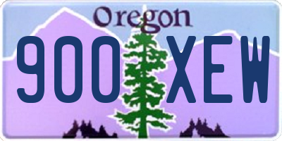 OR license plate 900XEW