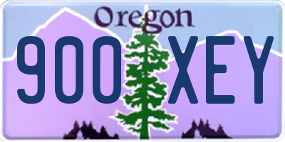 OR license plate 900XEY