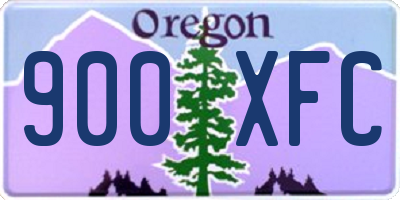OR license plate 900XFC