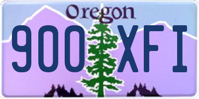 OR license plate 900XFI