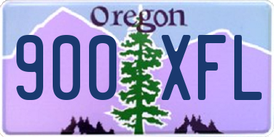OR license plate 900XFL