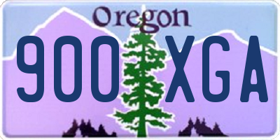 OR license plate 900XGA
