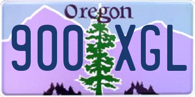 OR license plate 900XGL
