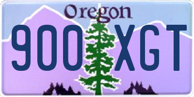 OR license plate 900XGT