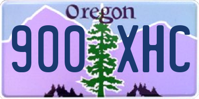 OR license plate 900XHC