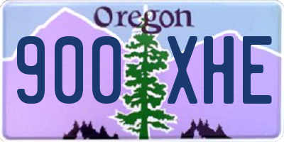 OR license plate 900XHE