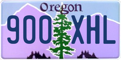 OR license plate 900XHL