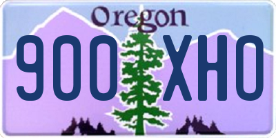 OR license plate 900XHO