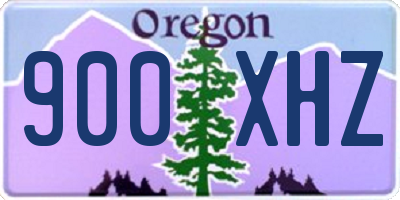 OR license plate 900XHZ