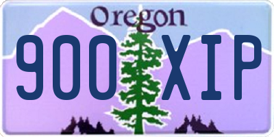OR license plate 900XIP
