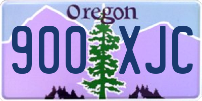 OR license plate 900XJC