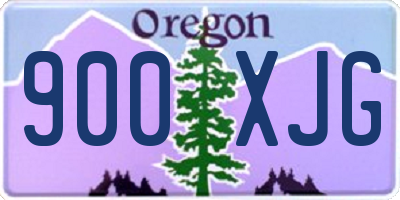 OR license plate 900XJG