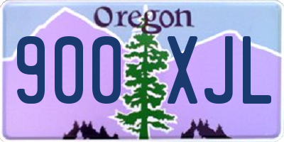 OR license plate 900XJL