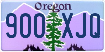OR license plate 900XJQ