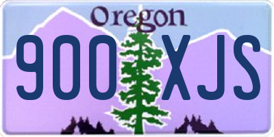 OR license plate 900XJS