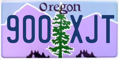 OR license plate 900XJT