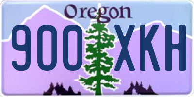 OR license plate 900XKH