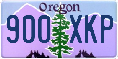 OR license plate 900XKP