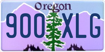 OR license plate 900XLG