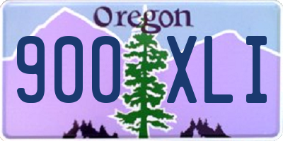 OR license plate 900XLI