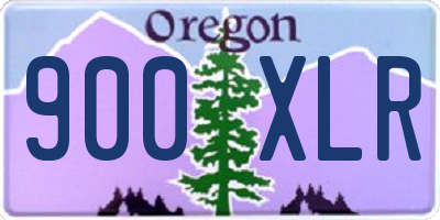 OR license plate 900XLR