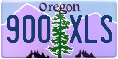 OR license plate 900XLS