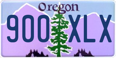 OR license plate 900XLX