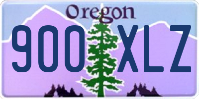 OR license plate 900XLZ