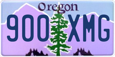 OR license plate 900XMG