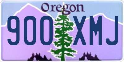 OR license plate 900XMJ