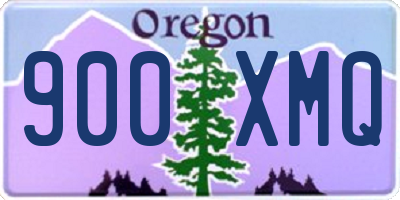 OR license plate 900XMQ