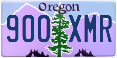 OR license plate 900XMR
