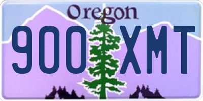 OR license plate 900XMT