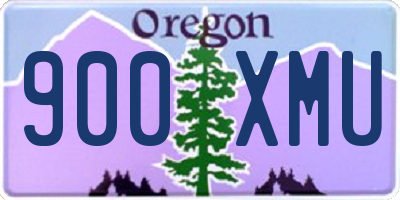 OR license plate 900XMU