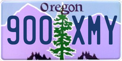 OR license plate 900XMY