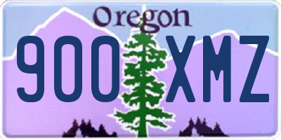 OR license plate 900XMZ
