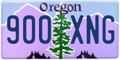 OR license plate 900XNG
