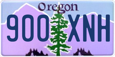 OR license plate 900XNH