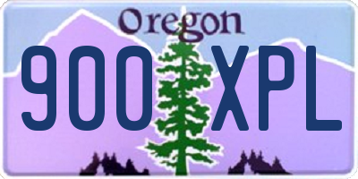 OR license plate 900XPL