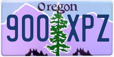 OR license plate 900XPZ