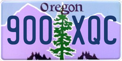 OR license plate 900XQC