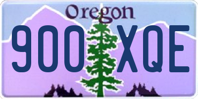 OR license plate 900XQE