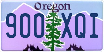 OR license plate 900XQI