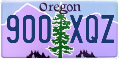 OR license plate 900XQZ