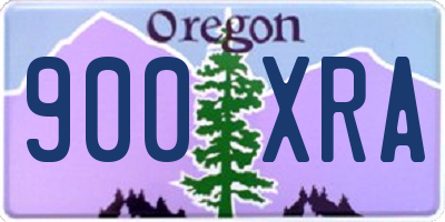 OR license plate 900XRA