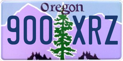 OR license plate 900XRZ