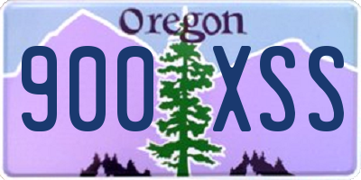 OR license plate 900XSS